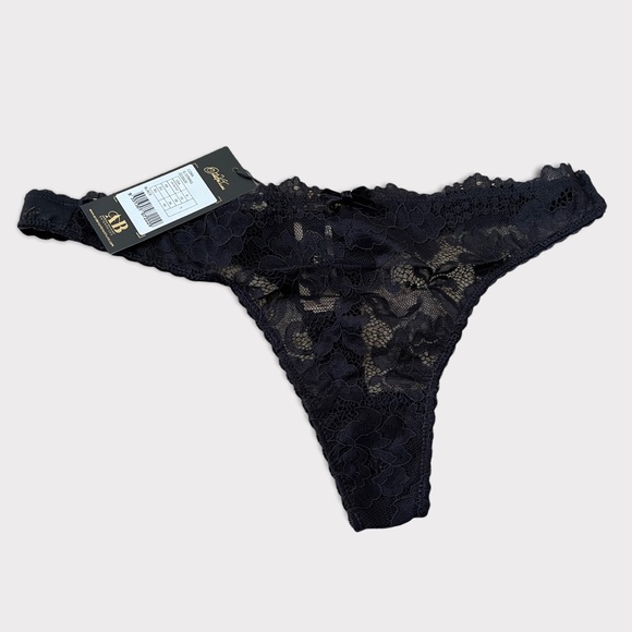 Dita Von Tesse Cora G-String D23020 Black Sexy Intimate Lingerie Size 6 NWT - Picture 5 of 14